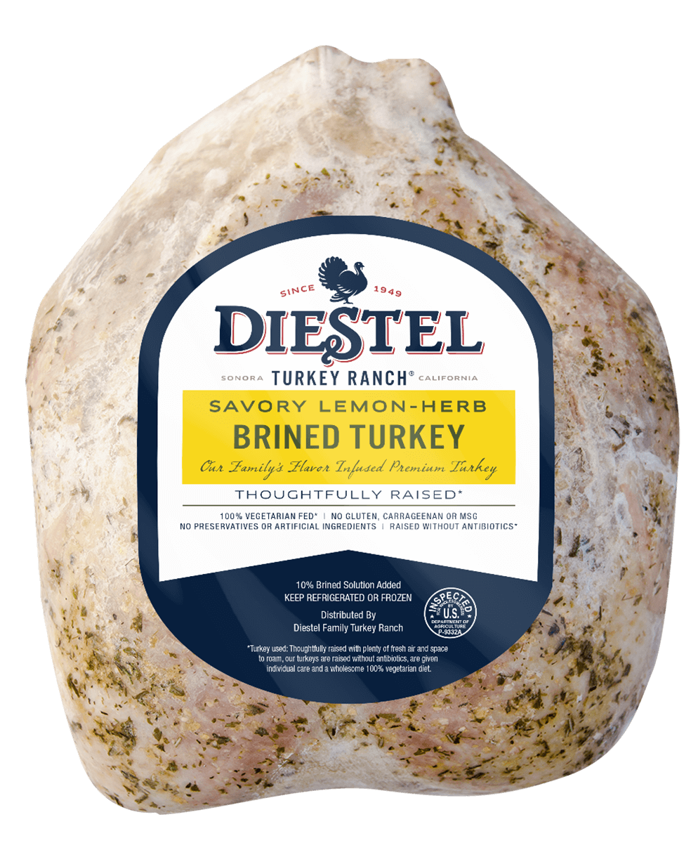 Brined Lemon-herb Whole Turkey – Diestel Family Ranch