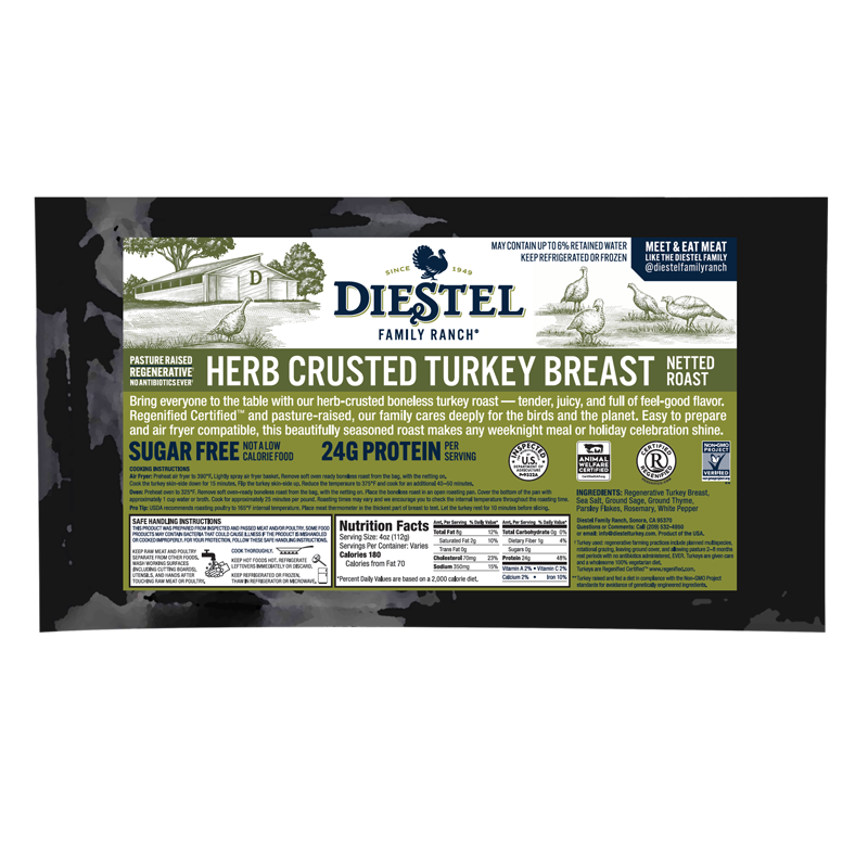 Pasture-Raised Herb Crusted Turkey Breast