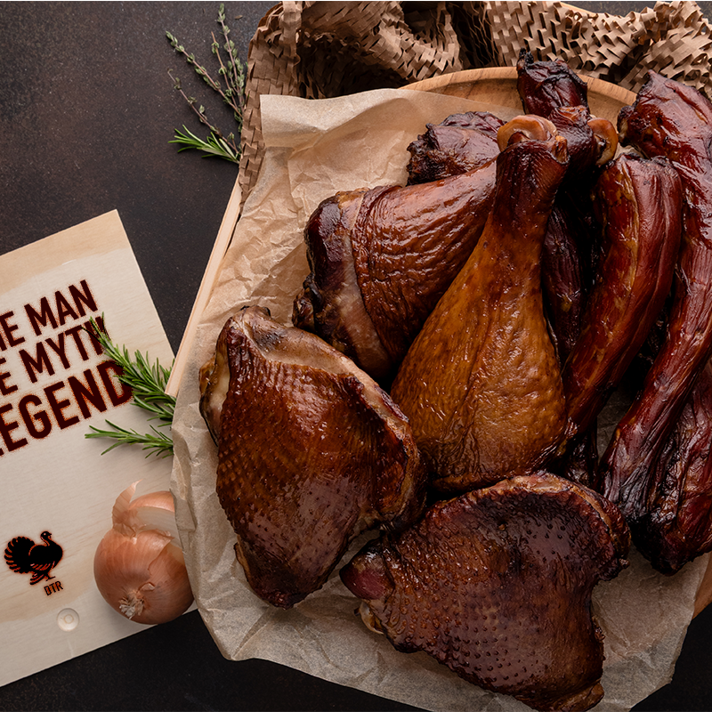 Naturally Smoked Turkey Meat Crate