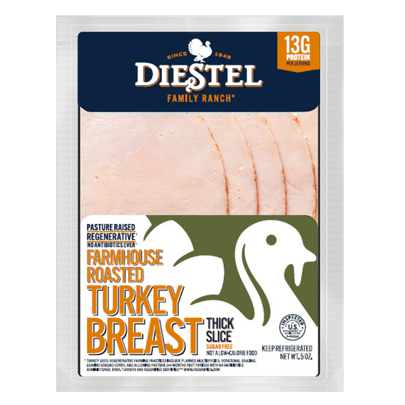 Diestel Family Ranch Farmhouse Roasted Thick Slice Deli Turkey — product image