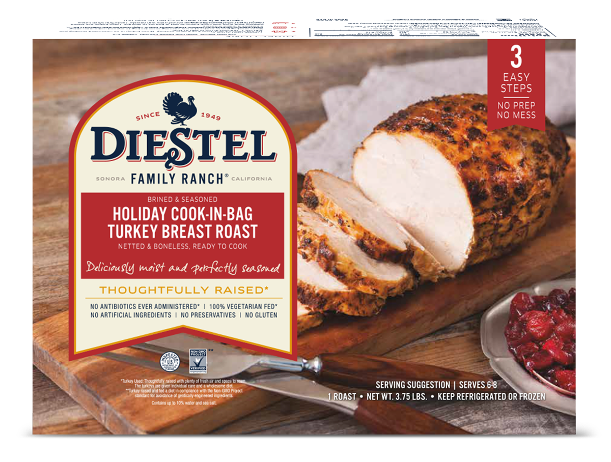 Cook In Bag Holiday Breast Roast Diestel Family Ranch
